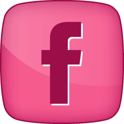 256x256 Pink Facebook Hover Icon, Png Clipart Image