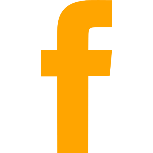 512x512 Orange Facebook Icon