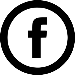 Black Facebook Icon 256x256 Black Facebook Icon