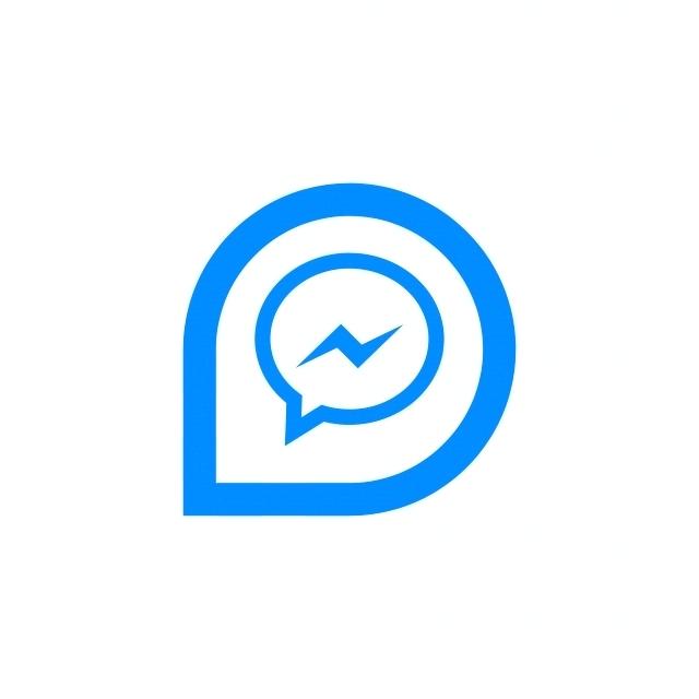 640x640 Messenger Social Media Icon Design Template Vector And Facebook Ad