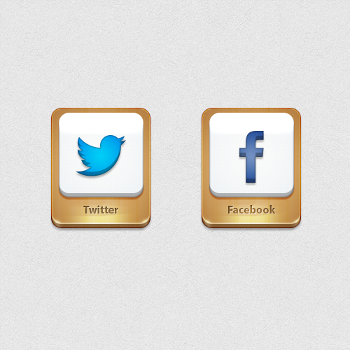 500x500 Downloaded Times Download Shiny Twitter And Facebook Icons Free