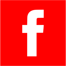 Red Facebook Icon 256x256 Red Facebook Icon