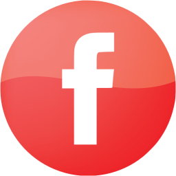 Web Red Facebook Icon 256x256 Web Red Facebook Icon