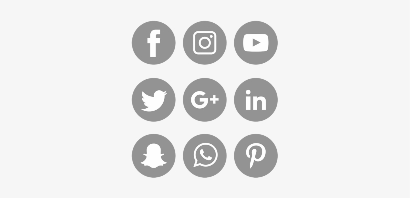 820x397 Social Media Icons Set
