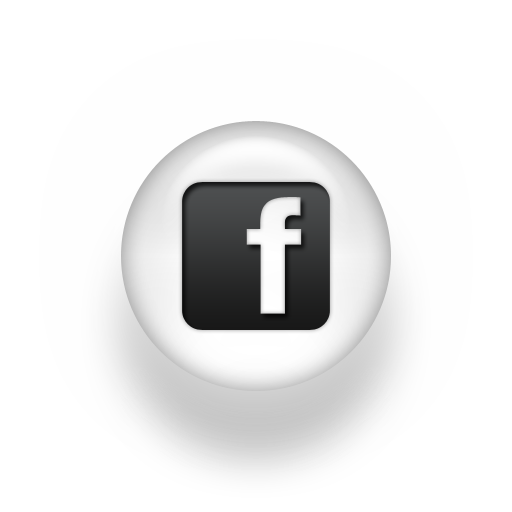 512x512 Black White Pearl Icon Social Media Logos Facebook Logo