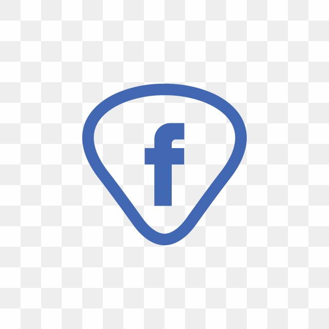 640x640 Facebook Social Media Icon Design Template Vector, Facebook Logo