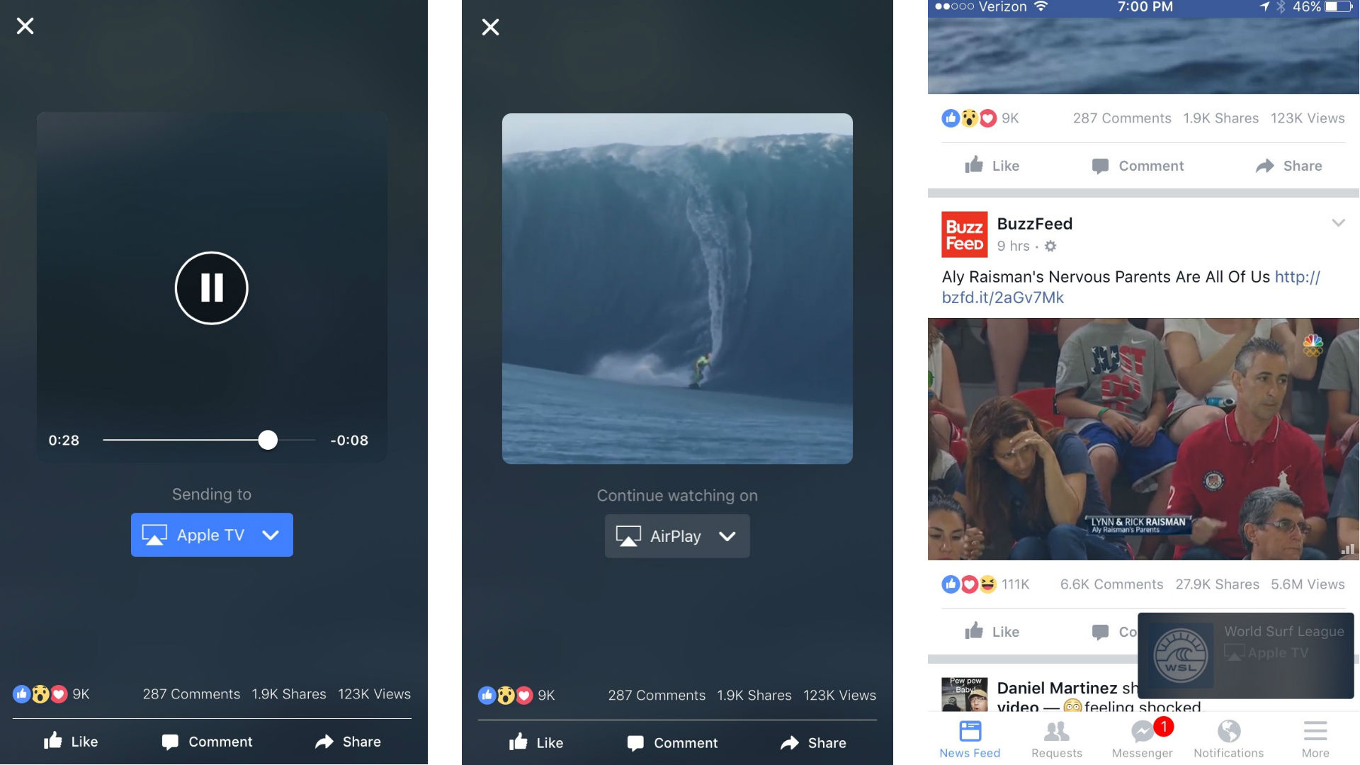 Facebook Tests Streaming Videos To Tv Using Apple's Airplay 1920x1080 Facebook Tests Streaming Videos To Tv Using Apple's Airplay