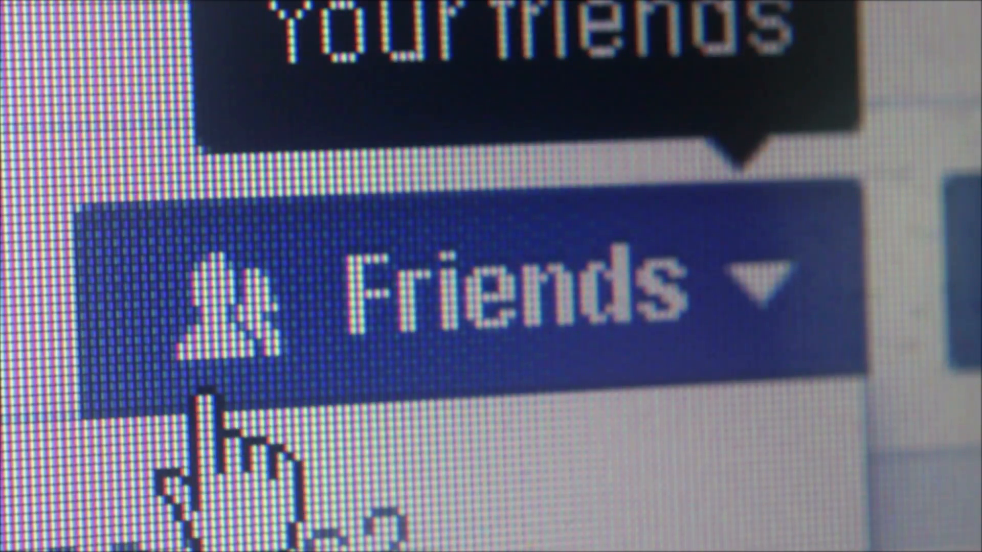Macro Close Up Of Synchronized Computer Monitor Showing A Macro 1920x1080 Macro Close Up Of Synchronized Computer Monitor Showing A Macro
