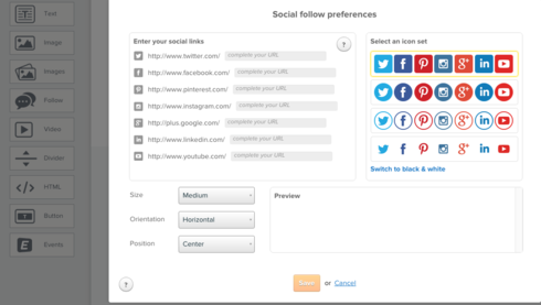 How Do I Link My Social Media Icons To My Email Emma Community 490x277 How Do I Link My Social Media Icons To My Email Emma Community