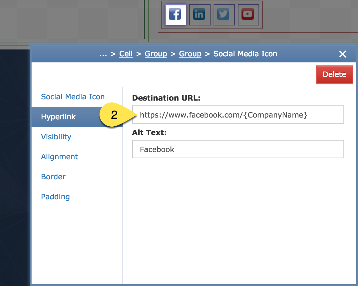 Setting Up Social Media Icons With Attributes Exclaimer Cloud 1180x944 Setting Up Social Media Icons With Attributes Exclaimer Cloud