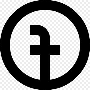 300x300 Stock Illustration Vector Black Facebook Icon White Cqrecords