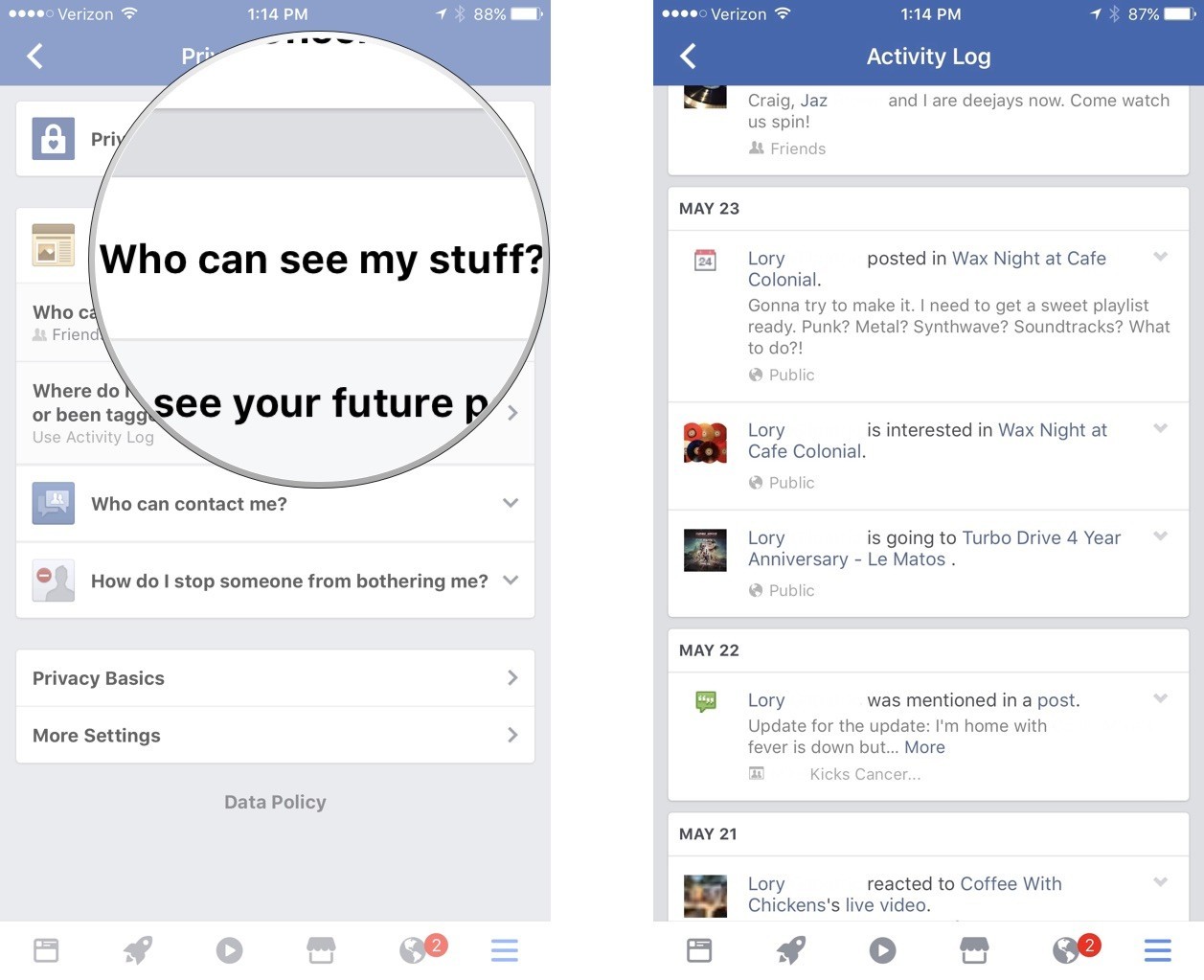 1257x1023 How To Adjust Your Privacy Settings On Facebook For Iphone
