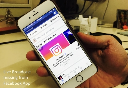 500x343 Why Facebook Live Icon Not Showing On Iphone Or Ipad App Get Fixed