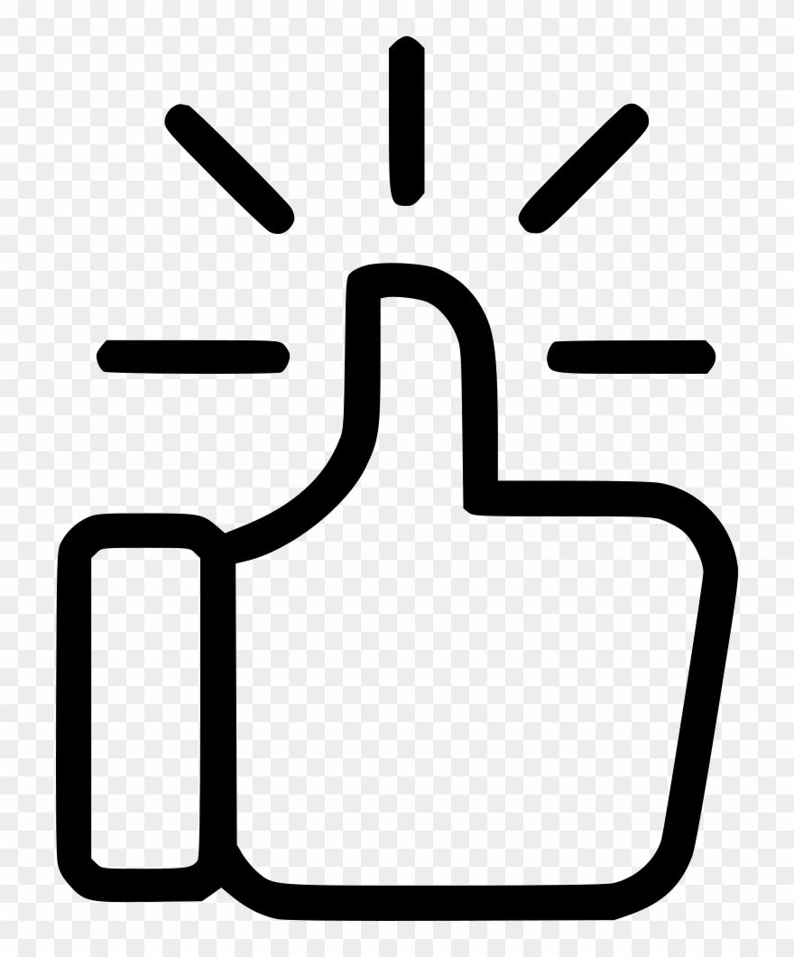 880x1060 Thumb Up Like Favourite Facebook Thumbsup Icon Free