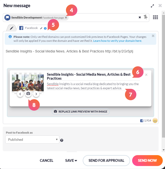 How Do I Share A Link Sendible Support 668x683 How Do I Share A Link Sendible Support