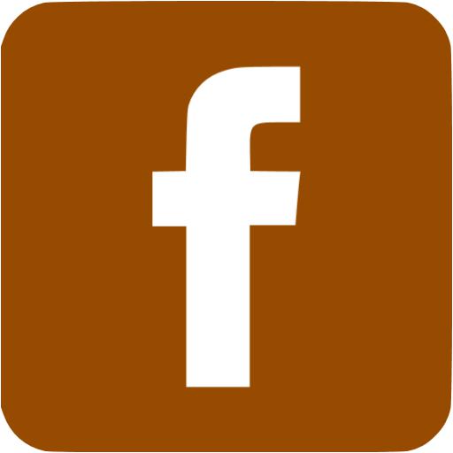 512x512 Brown Facebook Icon