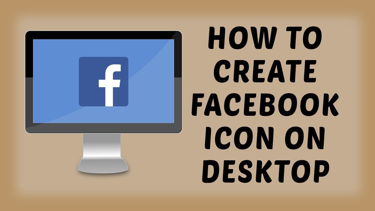 1280x720 How To Create Facebook Icon On Desktop Facebook Tutorials