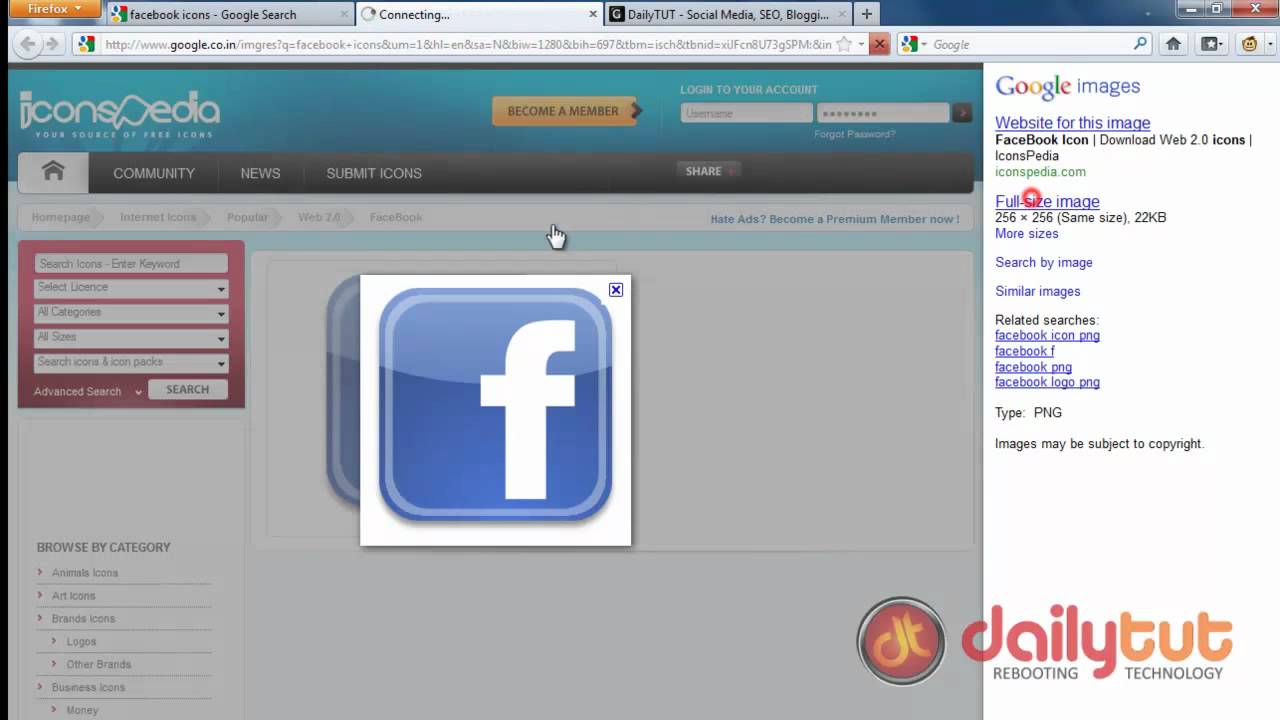 Facebook Login Icon For Desktop at Collection of