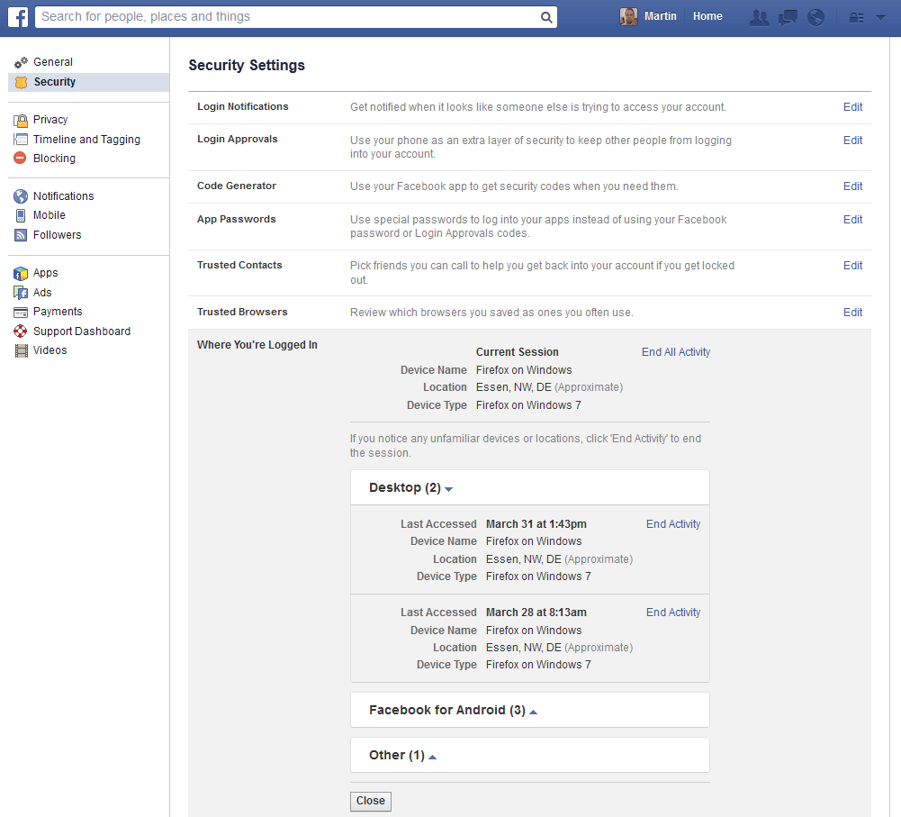 1001x907 How To Log Out Of Facebook And Google On Other Devices
