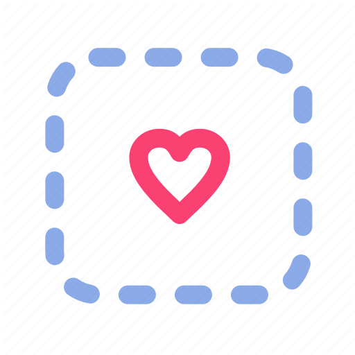 512x512 Edit, Facebook, Heart, Like, Love, Social Media Icon