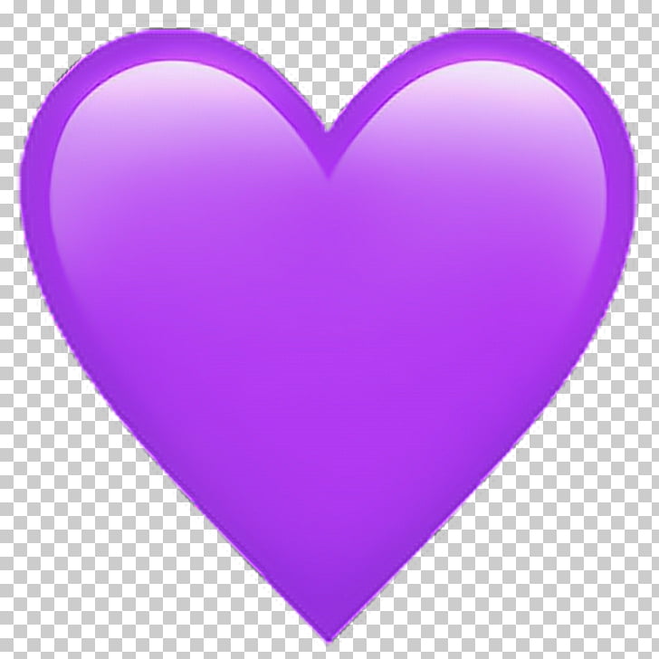 728x728 Emoji Sticker Heart Color Emoticon, Facebook Icon Pink Purple Png