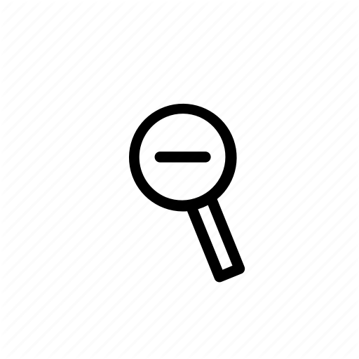 512x512 Cursor, Less, Magnifying Glass, Zoom Icon