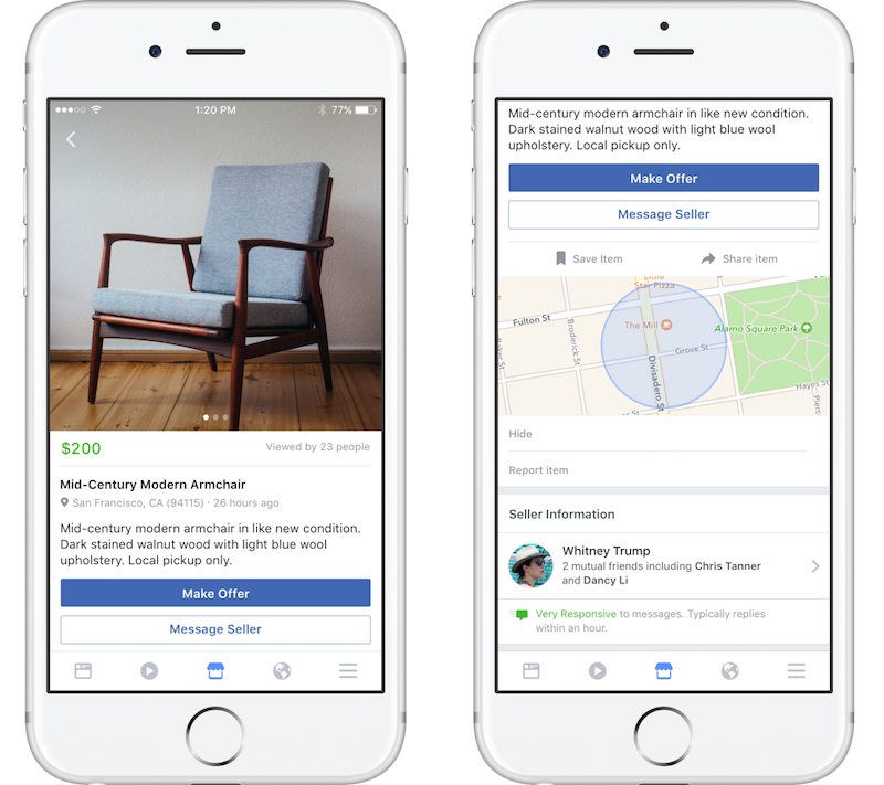800x711 Facebook Replacing Messenger Tab With E Commerce 'marketplace'