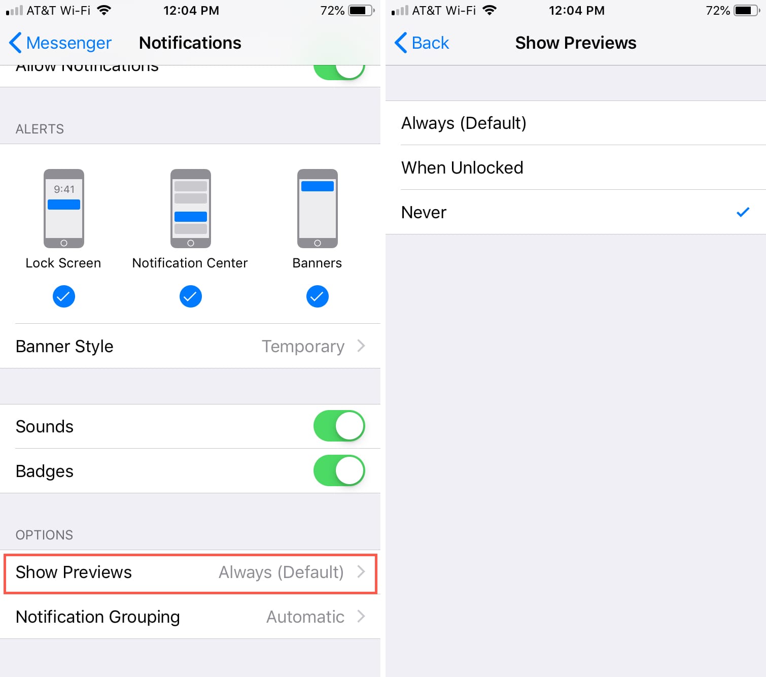 1510x1334 Hide Facebook Messenger Notification Previews From The Lock Screen