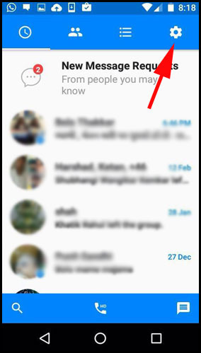 How To Add Multiple Accounts In Facebook Messenger On Android 284x499 How To Add Multiple Accounts In Facebook Messenger On Android