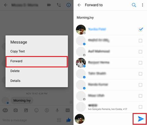 480x408 Send Messagespicturesvideos With Facebook Messenger On Android