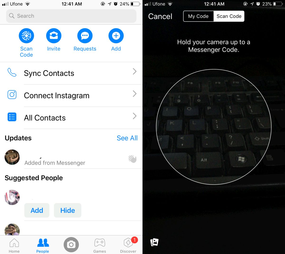 How To Share Your Facebook Messenger Profile Code 1200x1067 How To Share Your Facebook Messenger Profile Code