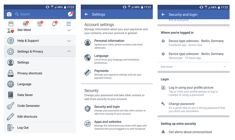 How To Log Out Of Facebook Messenger Androidpit 782x465 How To Log Out Of Facebook Messenger Androidpit
