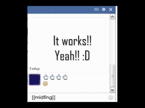 How To Make Middle Finger Smiley On Facebook Chat 480x360 How To Make Middle Finger Smiley On Facebook Chat
