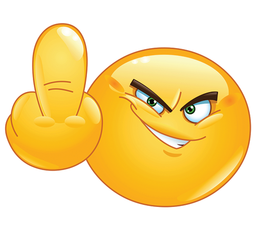 Middle Finger Smiley 500x450 Middle Finger Smiley