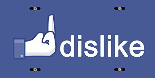 Facebook Dislike Middle Finger Icon Car License Plate Tag 500x252 Facebook Dislike Middle Finger Icon Car License Plate Tag