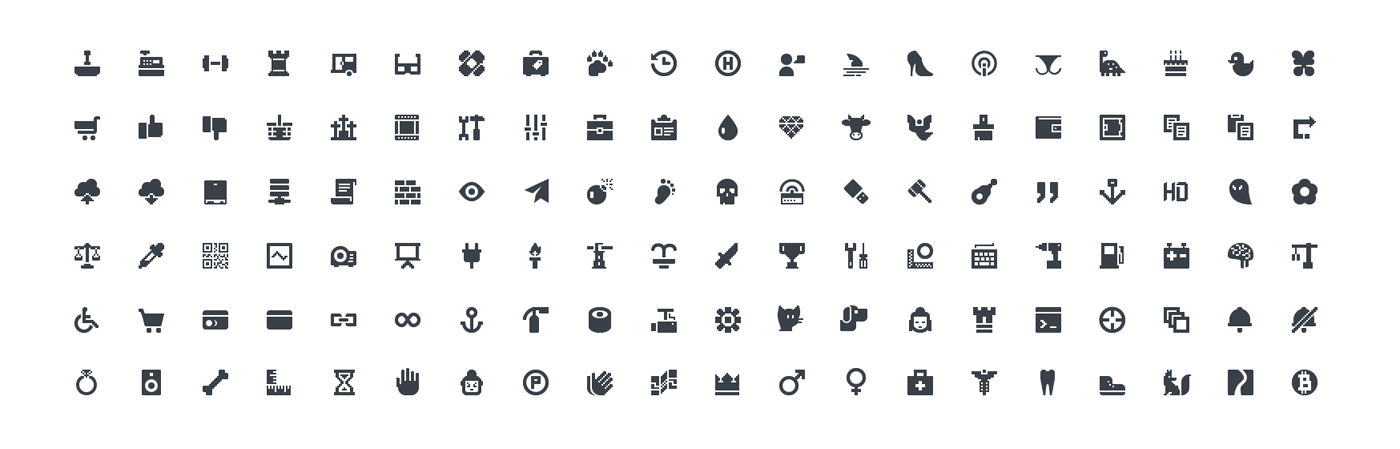 1400x449 Squid Ink Professional Web Icons Mini Icons