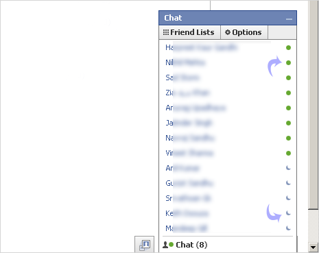 465x369 Green Dot Moon Icons In Facebook Chat
