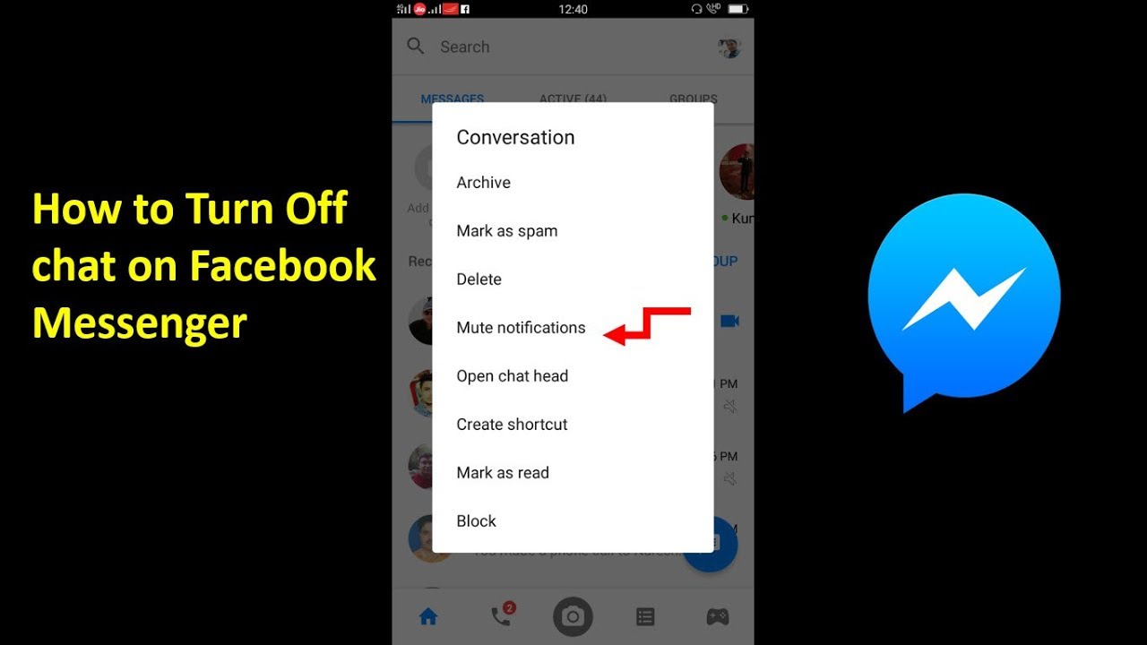 1280x720 How To Turn Off Chat On Facebook Messenger Notifications Mobile