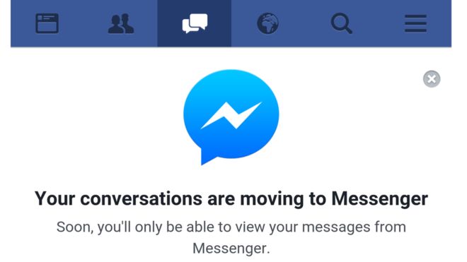 660x371 Facebook Pushes Mobile Users To Messenger App