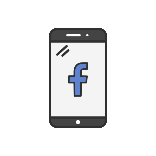 512x512 Facebook, Mobile, Phone, Social Media Icon