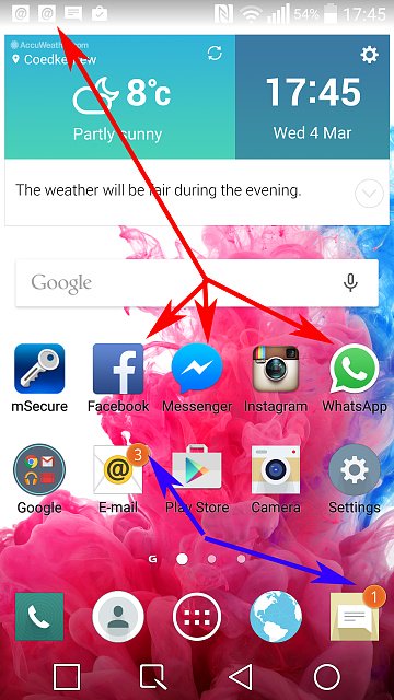 360x640 Facebook And Whatsapp Not Showing Number Of Notifications On Icon