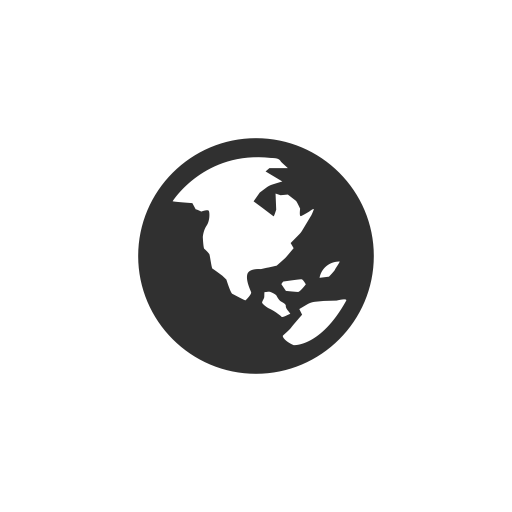 512x512 Earth, Facebook, Globe, Notification Icon
