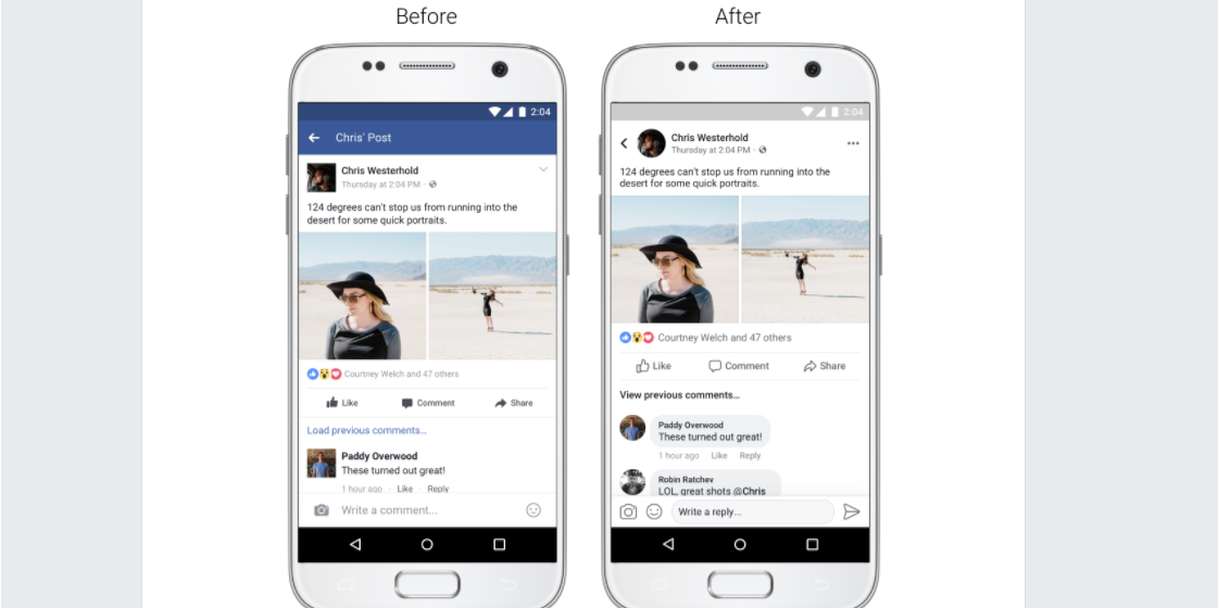 1121x560 Facebook Redesigns The News Feed With A Fresh New Interface