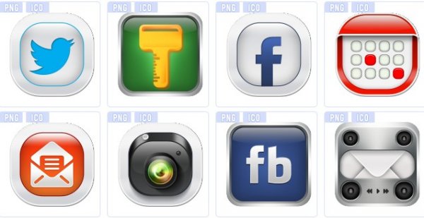 600x309 Mobile Phone Icon Facebook Twitter Icons Free Icon Free Download