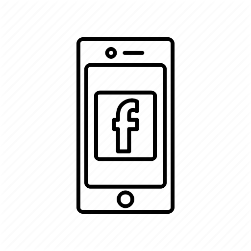 512x512 Comunication, Connection, Facebook, Phone, Smartphone, Social Icon