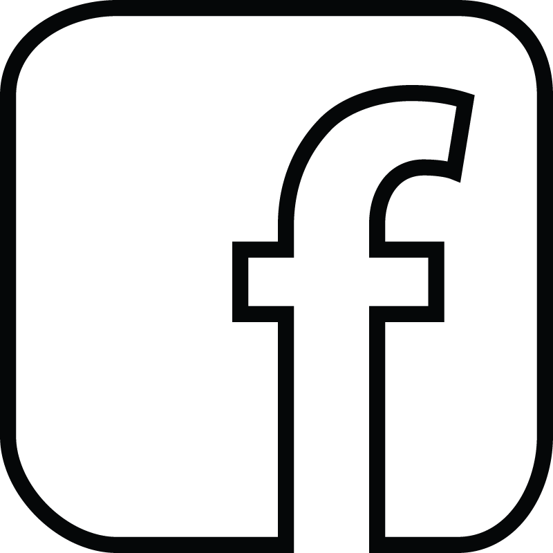 800x800 White Facebook Icon Billedgalleri