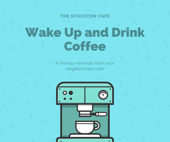 550x461 Light Teal Icon Coffee Facebook Post