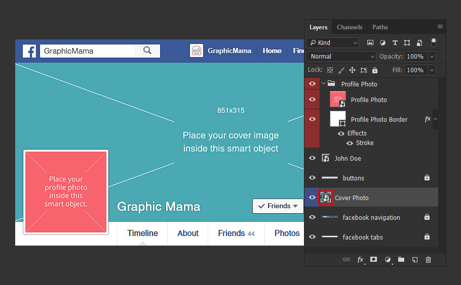 910x564 Photoshop Diy Tutorial How To Craft A Cartoon Facebook Cover