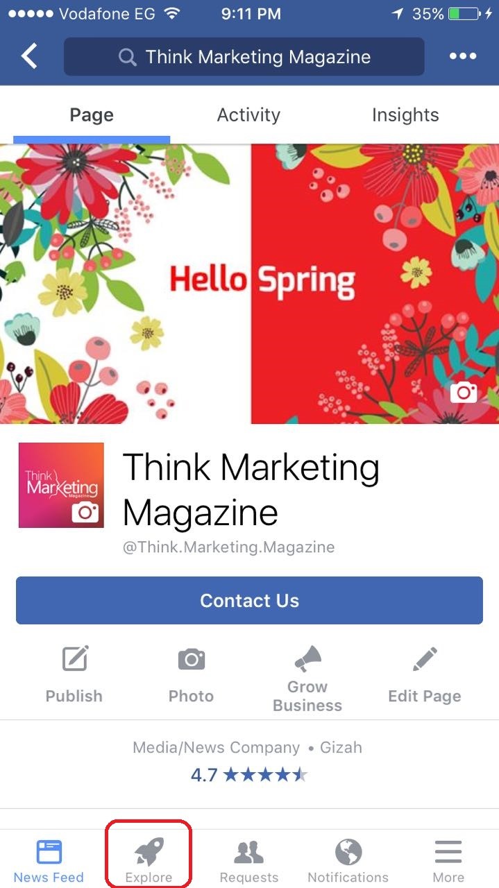 719x1280 What Is The Mysterious Facebook Rocket Icon Think Marketing