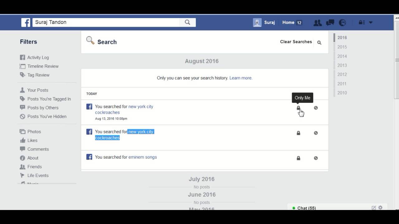 how do i get rid of meta search bar on facebook